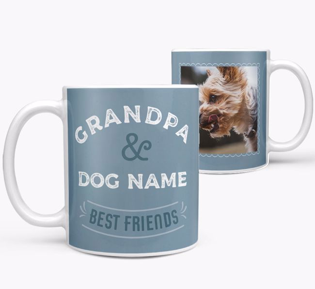 Grandpa's Best Friend: Personalized {breedCommonName} Mug